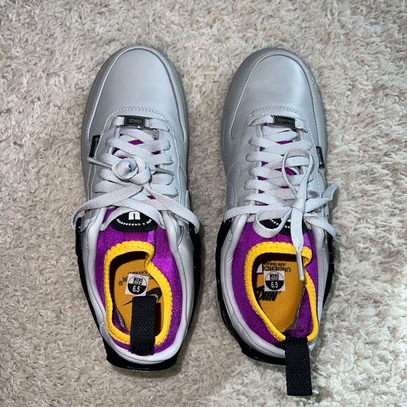 Nike Air Force 1 Low SP UC grey fog / black sneaker shoes mens 6.5 women 8 - Picture 9 of 11